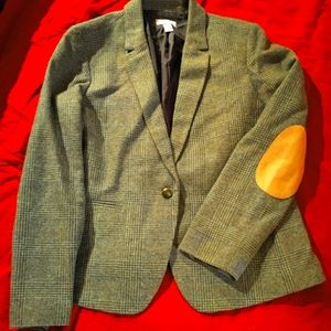 Ann Taylor LOFT Tweed Blazer jacket Women's Size 12 Professional | Preppy